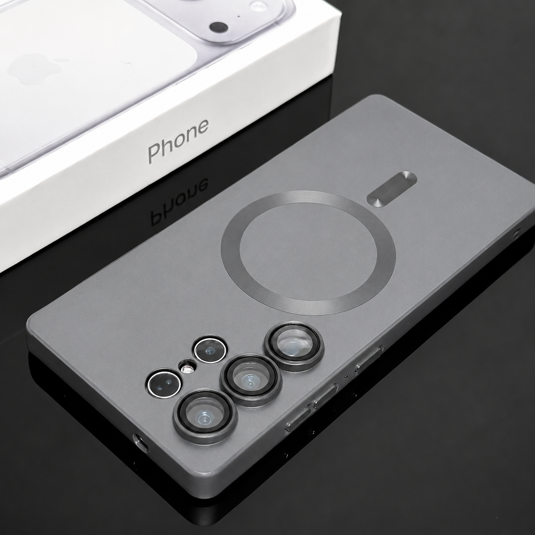 Ultra Slim Sleek Magnetic Armor Cover gray
