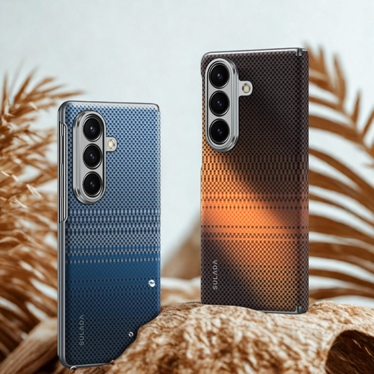 SAMSUNG GALAXY Z FOLD7 Sunset Glow Tactile Woven Case