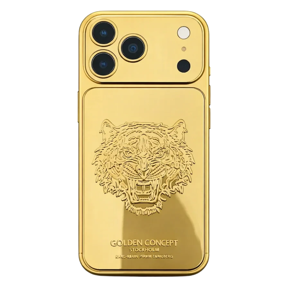 Golden Tiger Luxury Back Cover