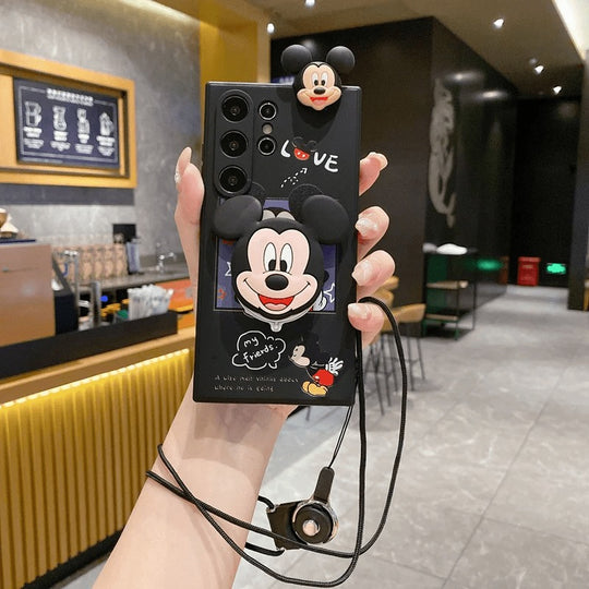 Disney Mickey Mouse Mirror Bracket Phone Case.