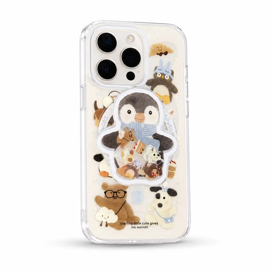Chilly Penguin in Scarf Gripper Case