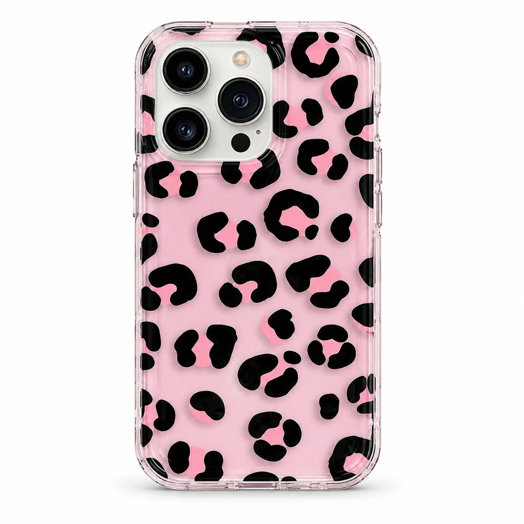 Pink Leopard Print Phone Case