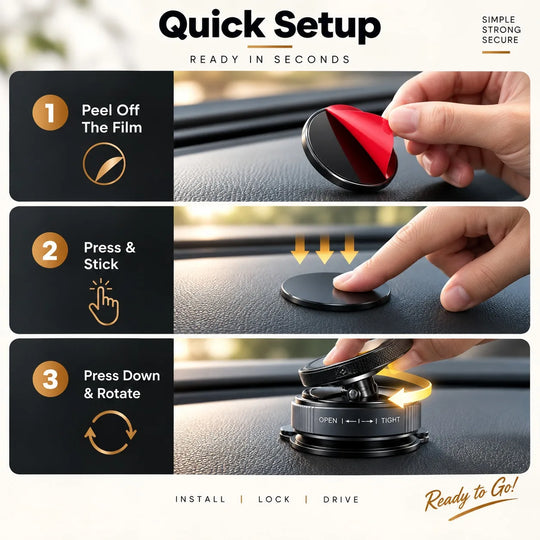 Premium MagPro 360° Magnetic Phone Holder