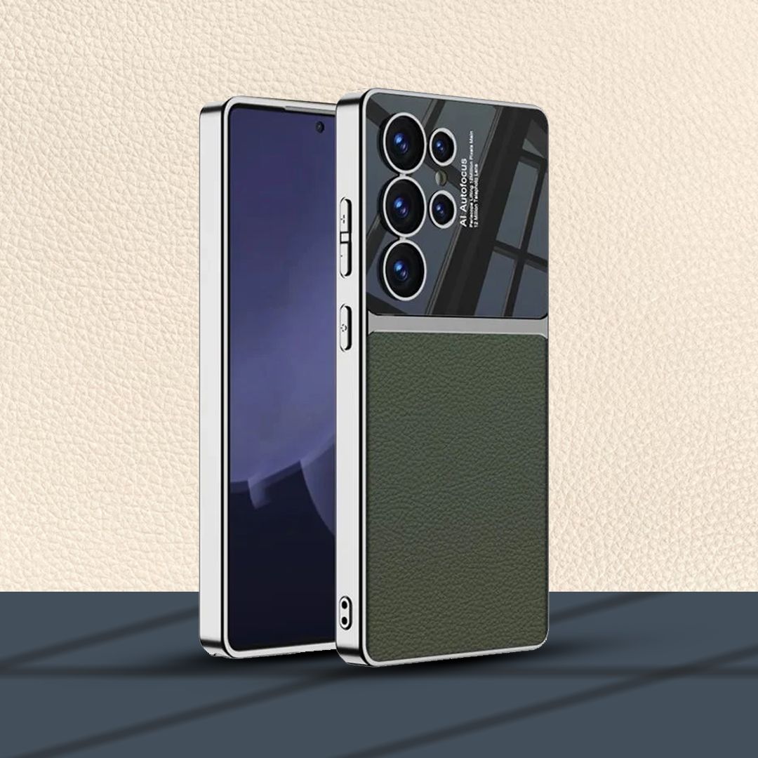 Electroplated Business Leather Case with Paitabone Cover - New Arrival.