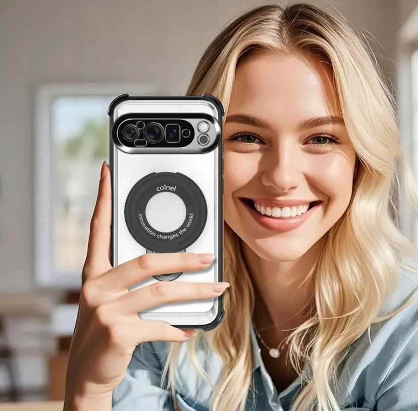 Crystal Clear Ring Stand Protective Case