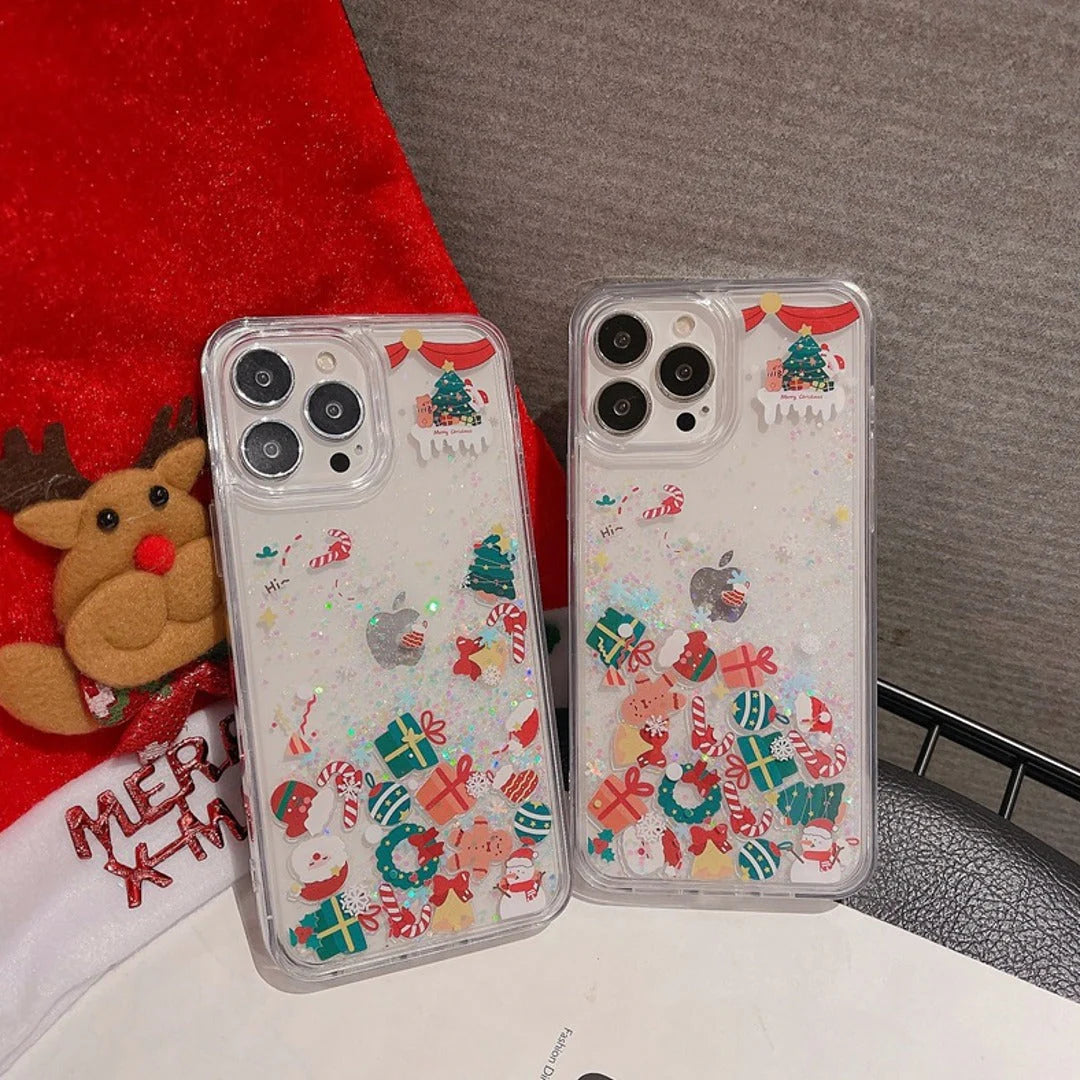 Winter Wonderland Glitter Phone Case.