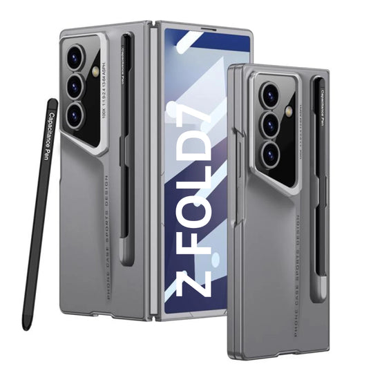 GALAXY Z FOLD7 S Pen Blade Design With Front Glass.