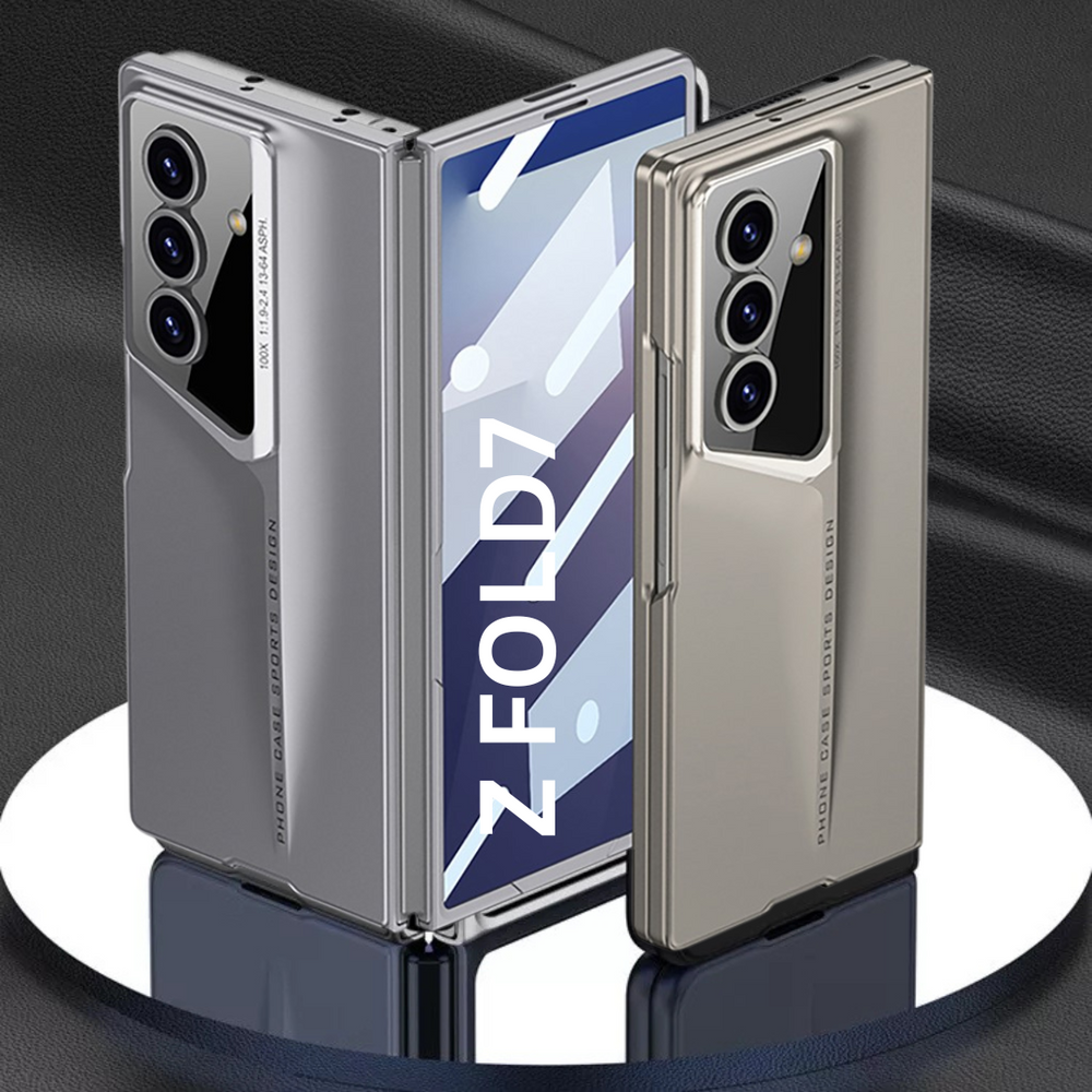 Galaxy Z Fold 7 Blade Case with Front Glass – Front View
