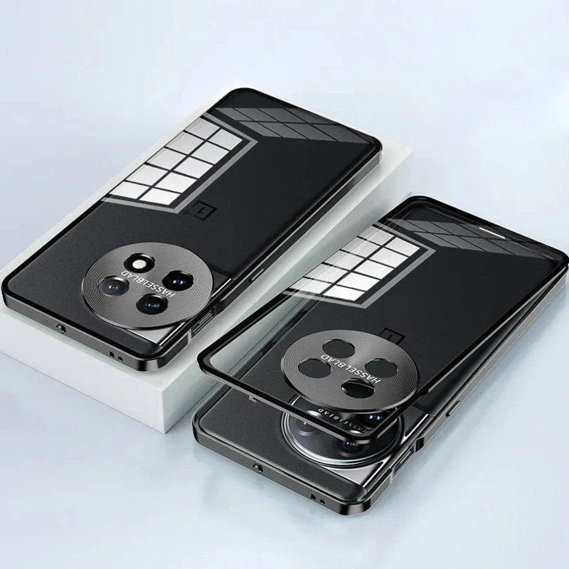 Aluminum Alloy Metal Frame Glass Back Case - Hot Selling