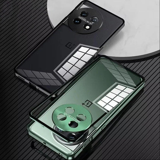 Aluminum Alloy Metal Frame Glass Back Case - Hot Selling