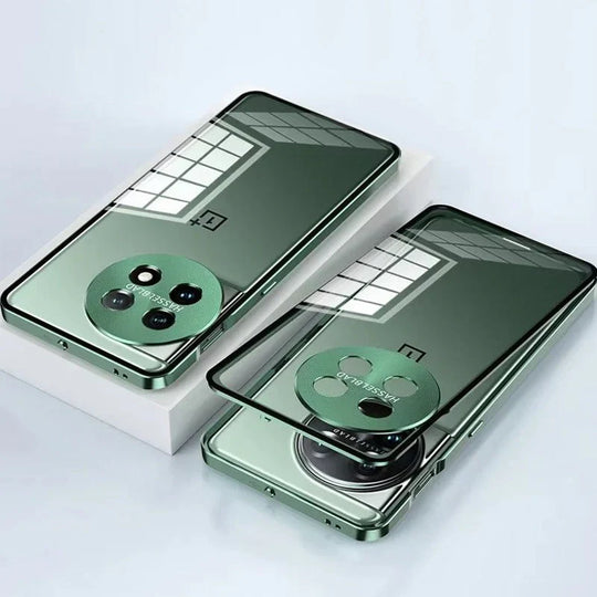 Aluminum Alloy Metal Frame Glass Back Case - Hot Selling