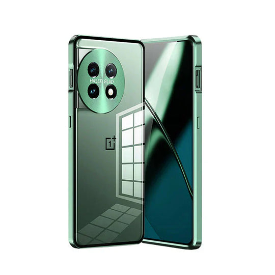 Aluminum Alloy Metal Frame Glass Back Case - Hot Selling