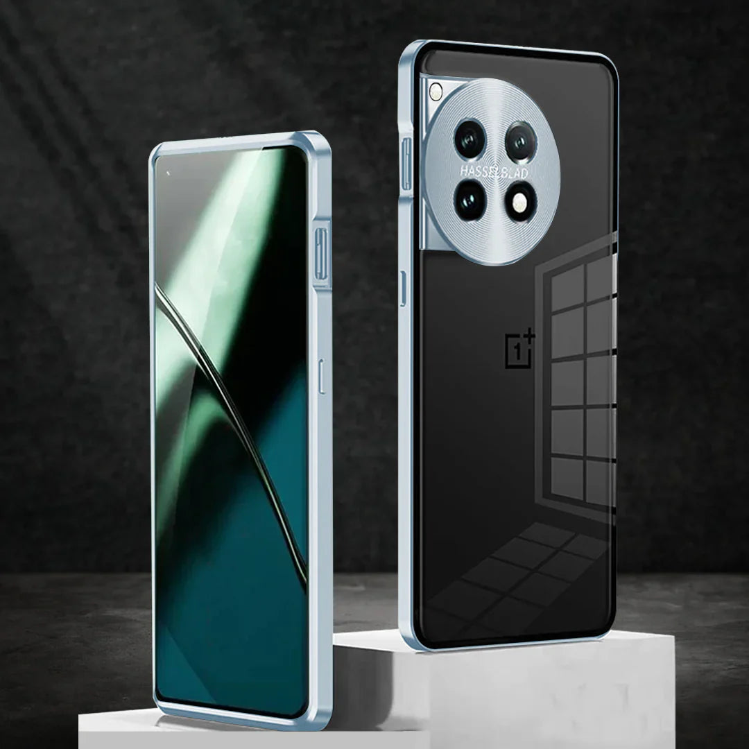 Aluminum Alloy Metal Frame Glass Back Case - Hot Selling