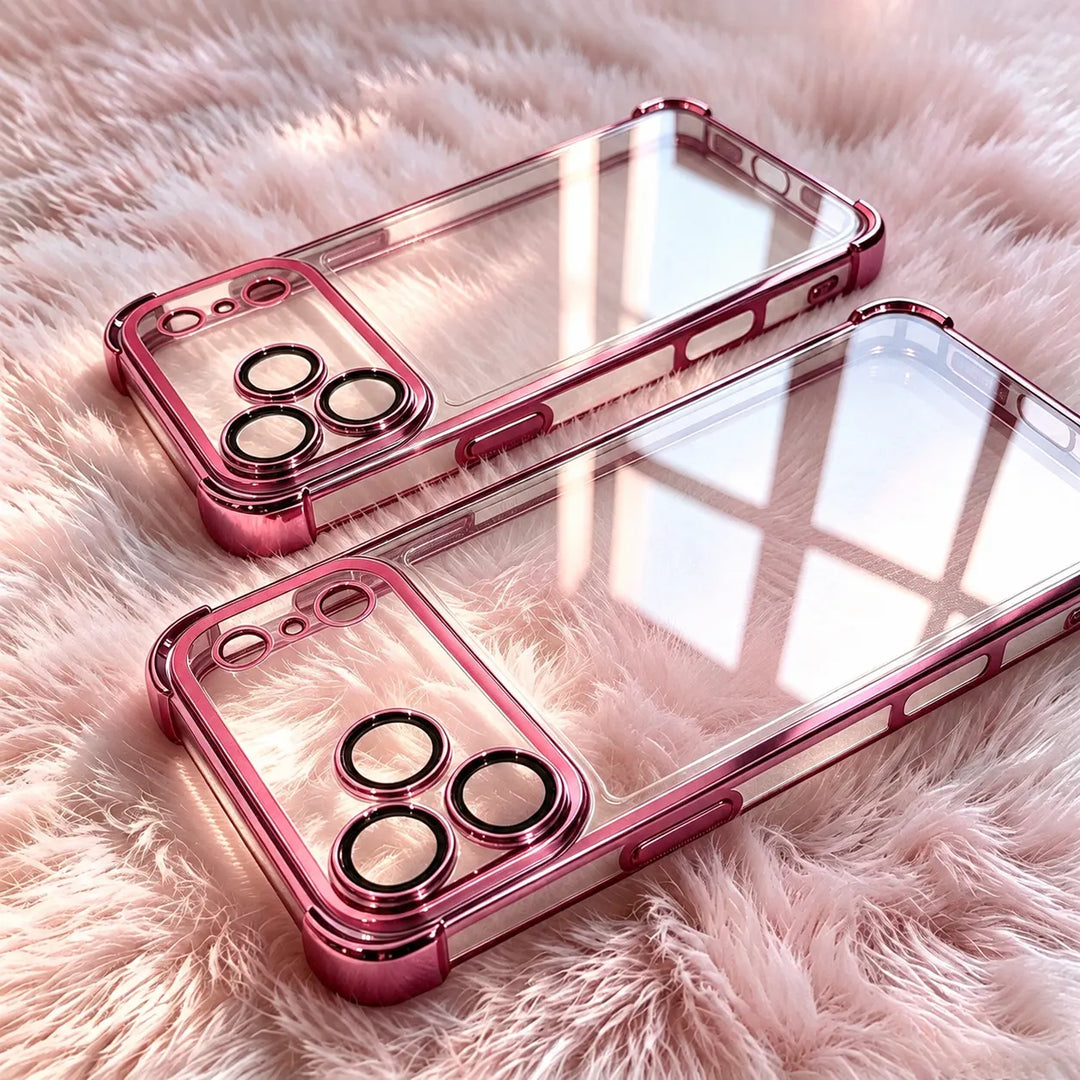 Luxurious Coated Transparent Case