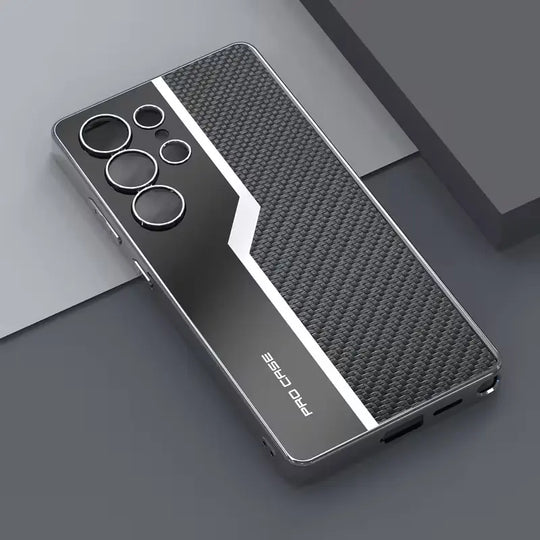 Luxury Electroplated Quilted Leather Mobile Case