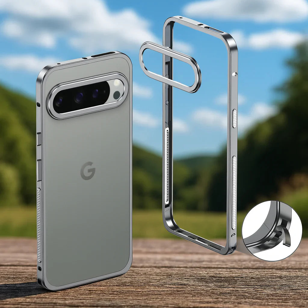 Stylish Protective Frame Case for Google Pixel 9 Pro – CosmosJoy