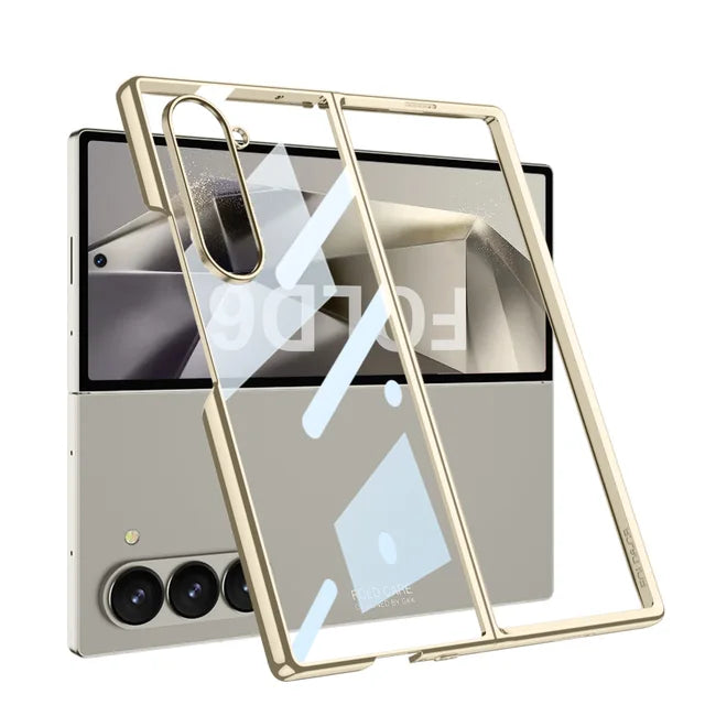 Shockproof Clear Protective Cover for Samsung Galaxy Z Fold 6 - Transparent & Durable.