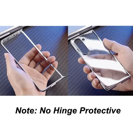 Shockproof Clear Protective Cover for Samsung Galaxy Z Fold 6 - Transparent & Durable.