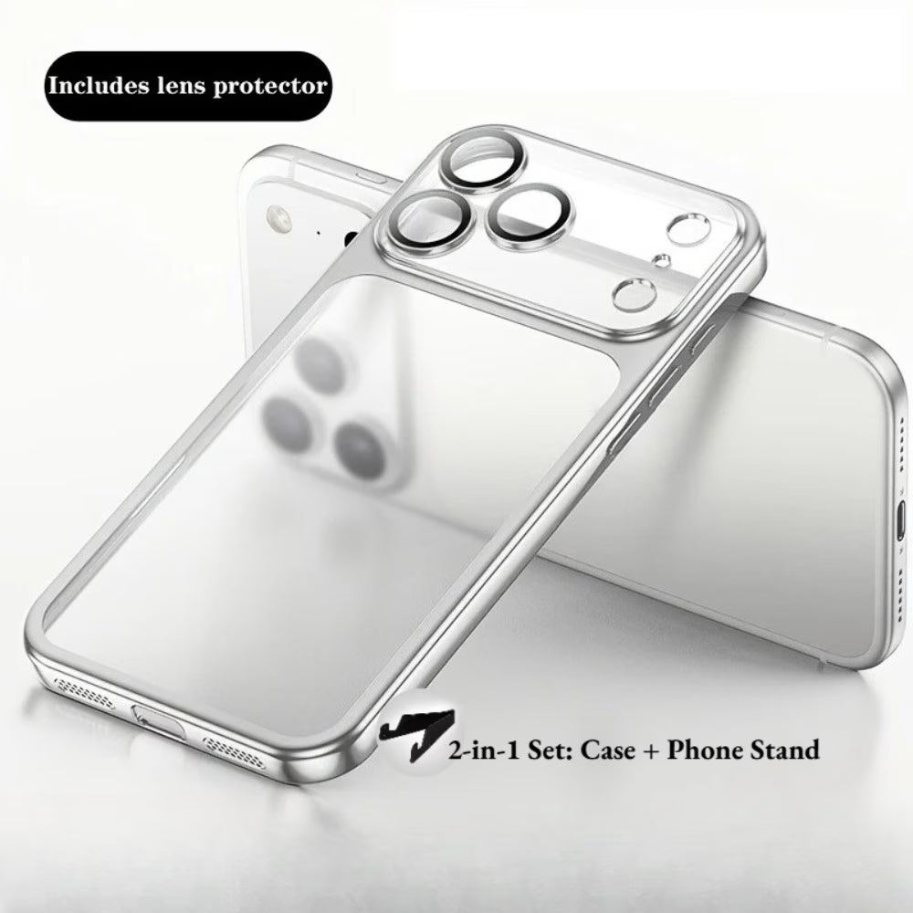 Luxury Matte Electroplated Transparent Phone Case