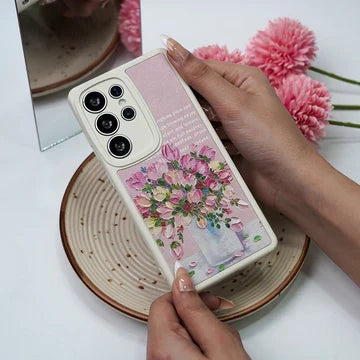 Classic white flower phone case aesthetic
