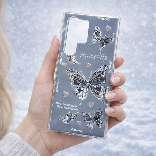 ORRY Sparkling Crystal Butterfly iPhone Case
