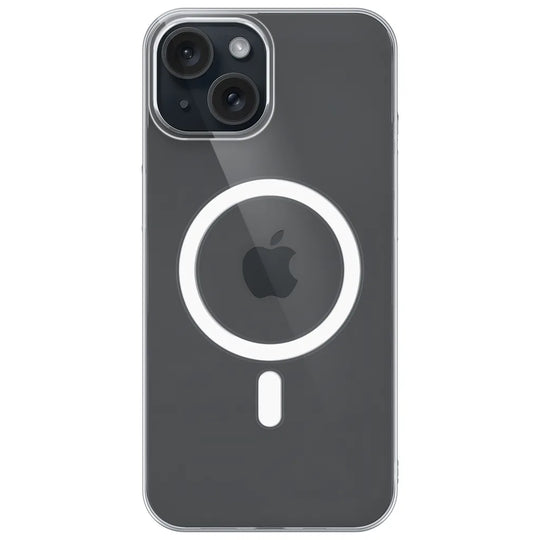 Crystely iPhone 15 plus anti yellow MagSafe clear case