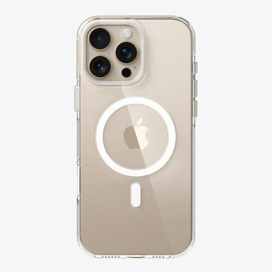 Crystely iPhone 16 Pro Max anti yellow MagSafe clear case