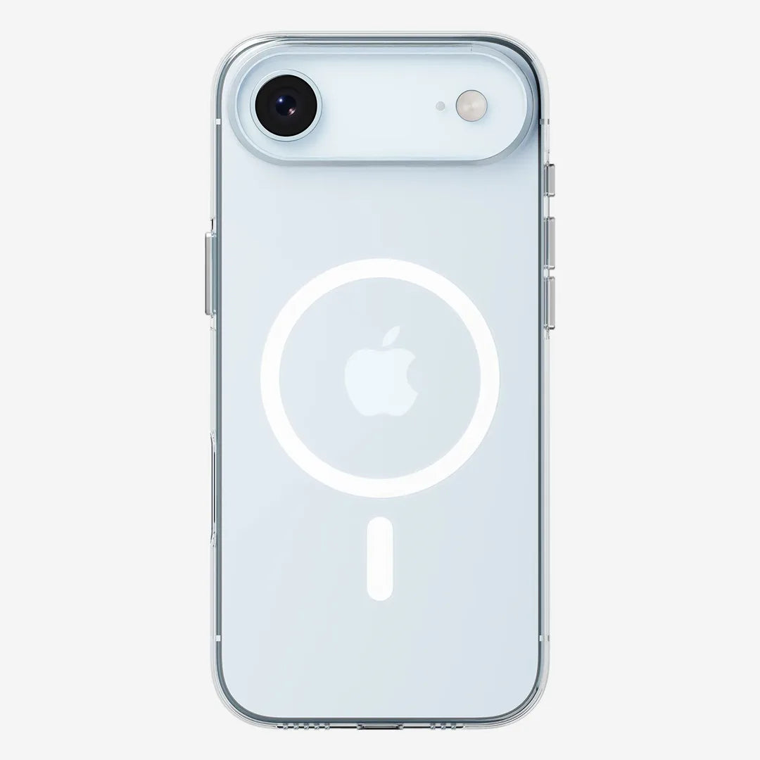 Crystely iPhone 17 Air anti yellow MagSafe clear case
