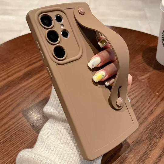 Brown Love Heart Aesthetic Phone Case