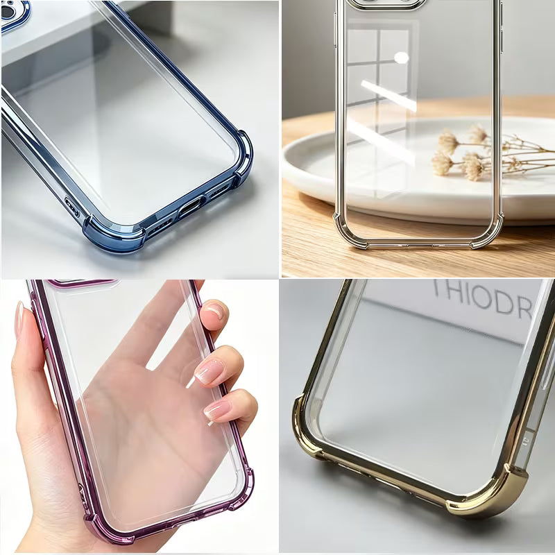 Electroplated Clear Case for Google Pixel
