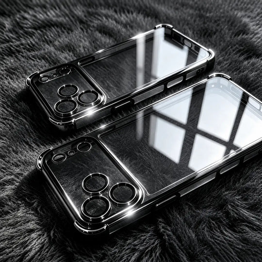 Luxurious Coated Transparent Case