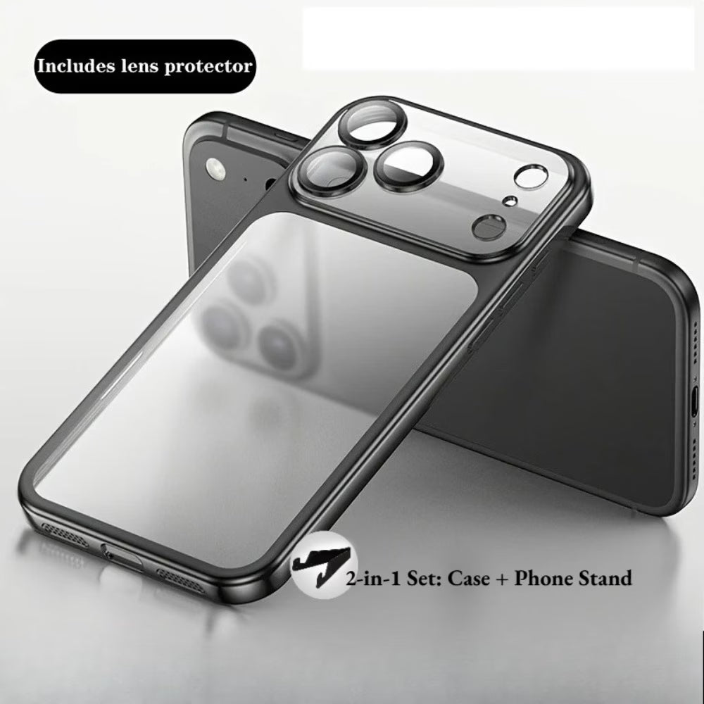 Luxury Matte Electroplated Transparent Phone Case