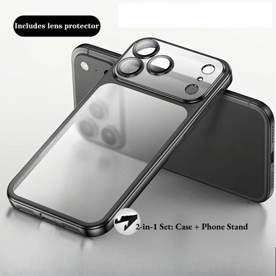 Luxury Matte Electroplated Transparent Phone Case