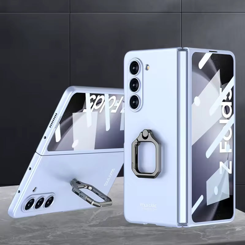 Galaxy Z Fold6 Slim Ring Holder Case purple