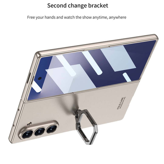 Galaxy Z Fold6 Slim Ring Holder Case golden