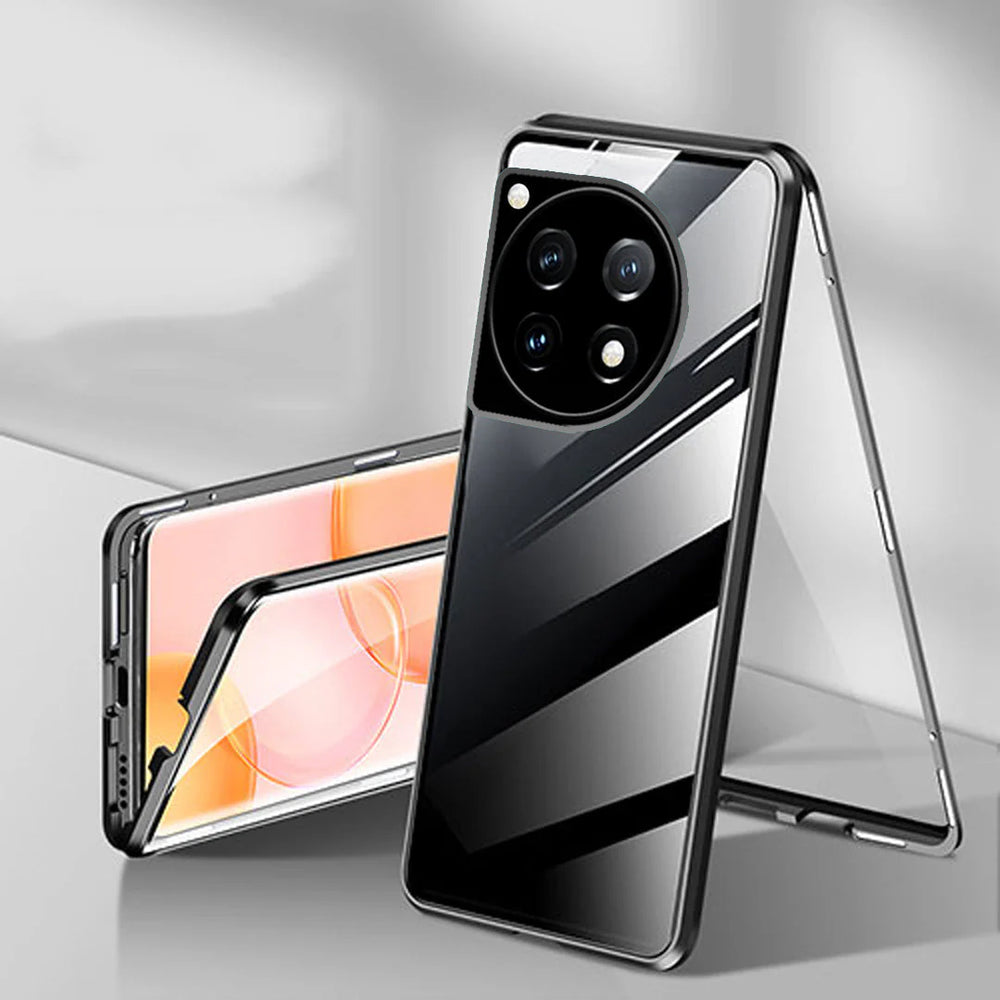 OnePlus Velocity 360 Dual Glass Armor Metal Case - (Front + Back).