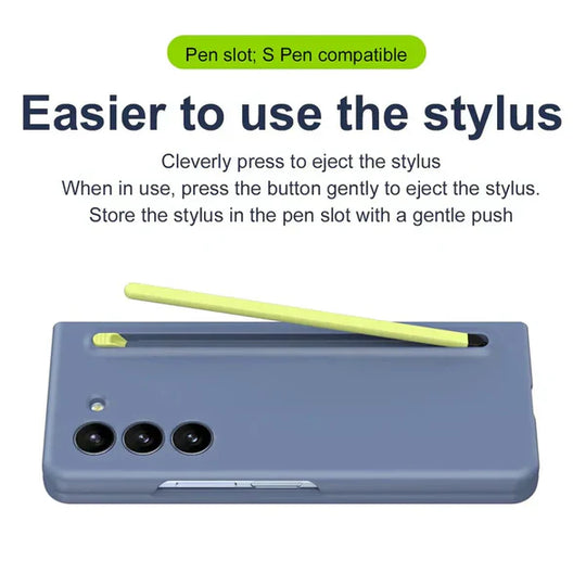 SAMSUNG GALAXY Z FOLD7 S Pen case with Front Glass.