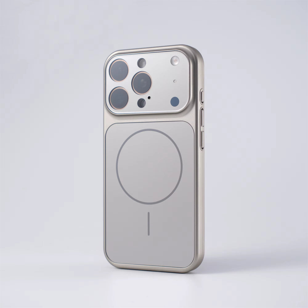 Magnetic Frosted Armor iPhone 17 Pro Max Case Grey