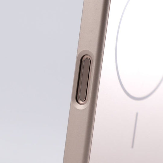 Shockproof Frosted Glass iPhone 17 Pro Max Case Grey