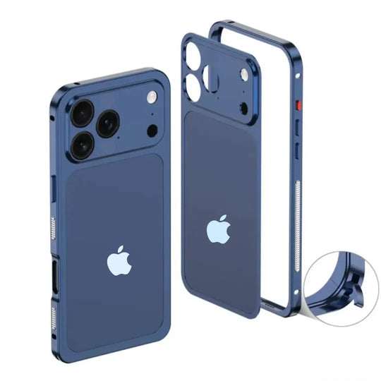 Metal Bumper Converter Case for iPhone 17 Series Look