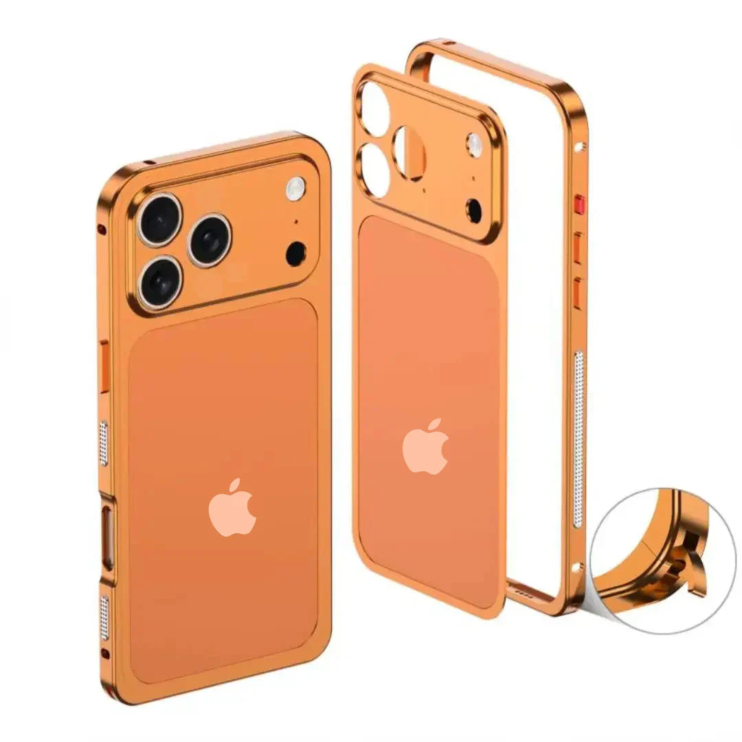 Metal Bumper Converter Case for iPhone 17 Series Look