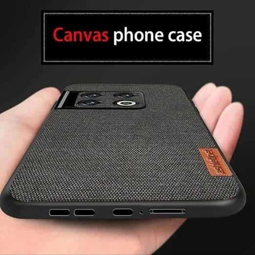 OnePlus TPU Shockproof Canvas Texture Back Cover Case.