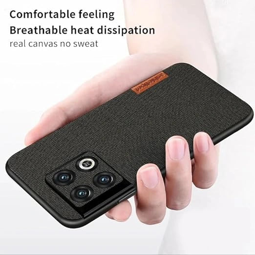 OnePlus TPU Shockproof Canvas Texture Back Cover Case.