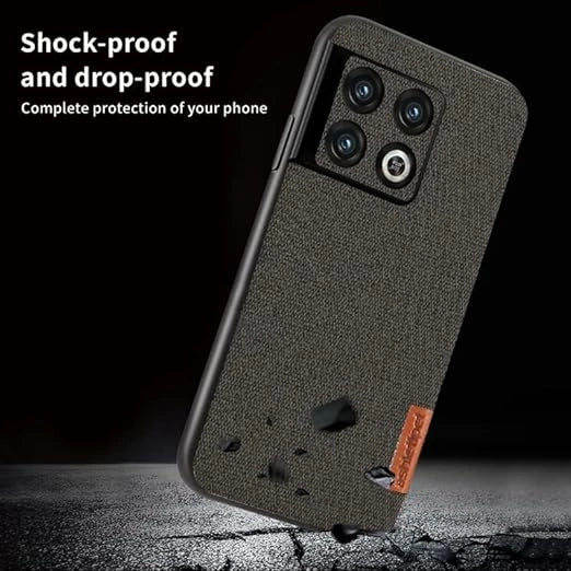 OnePlus TPU Shockproof Canvas Texture Back Cover Case.