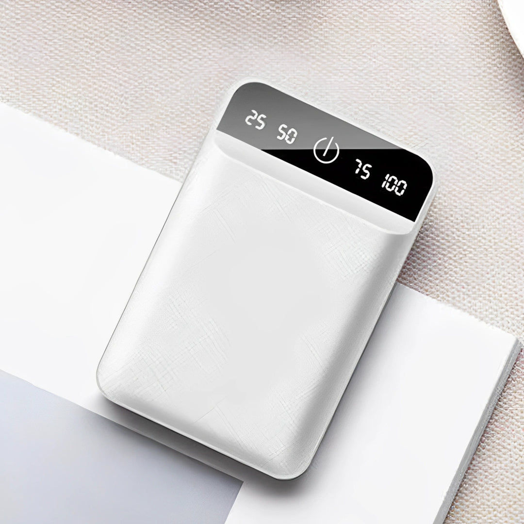 Compact 20000mAh Power Bank - High Capacity, Fast Charging Portable Charger.