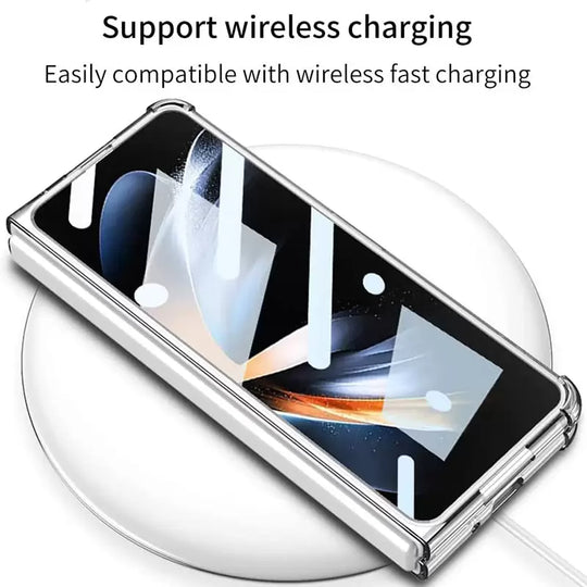 Galaxy Z Fold 4 CrystalMag Embedded Metal Ring Case.