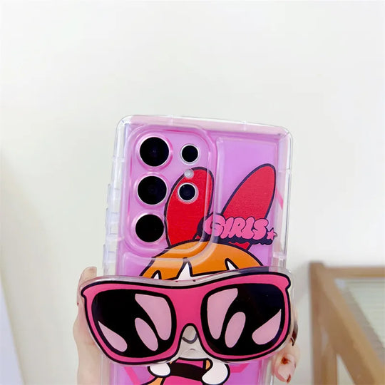 Powerpuff Sunnies Squad Cover For Samsung S24 Ultra.