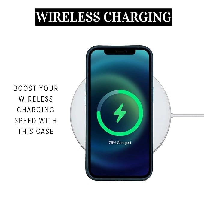 iPhone 14 with Wireless Charging Compatible and Built-in Camera Lens Protection