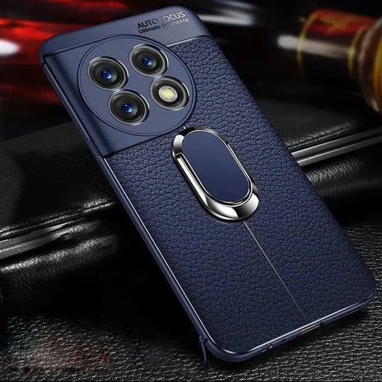 OnePlus Premium Leather Case with Urban Ring Grip -⚡Hot Selling