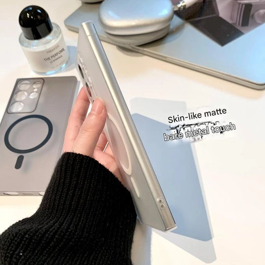 Slim luxury MagSafe back cover for Samsung phones